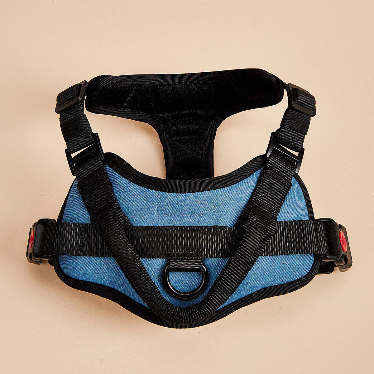No-pull padded dog harness, Light Blue
