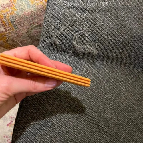 Pet hair rake